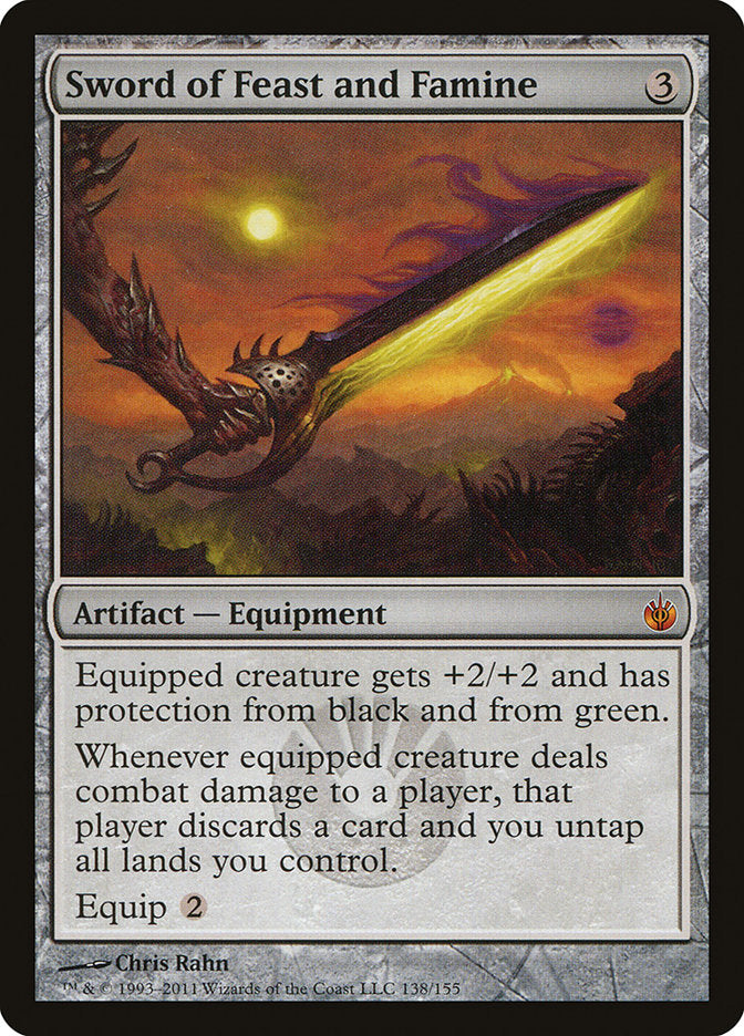 Sword of Feast and Famine [Mirrodin Besieged] - Devastation Store | Devastation Store