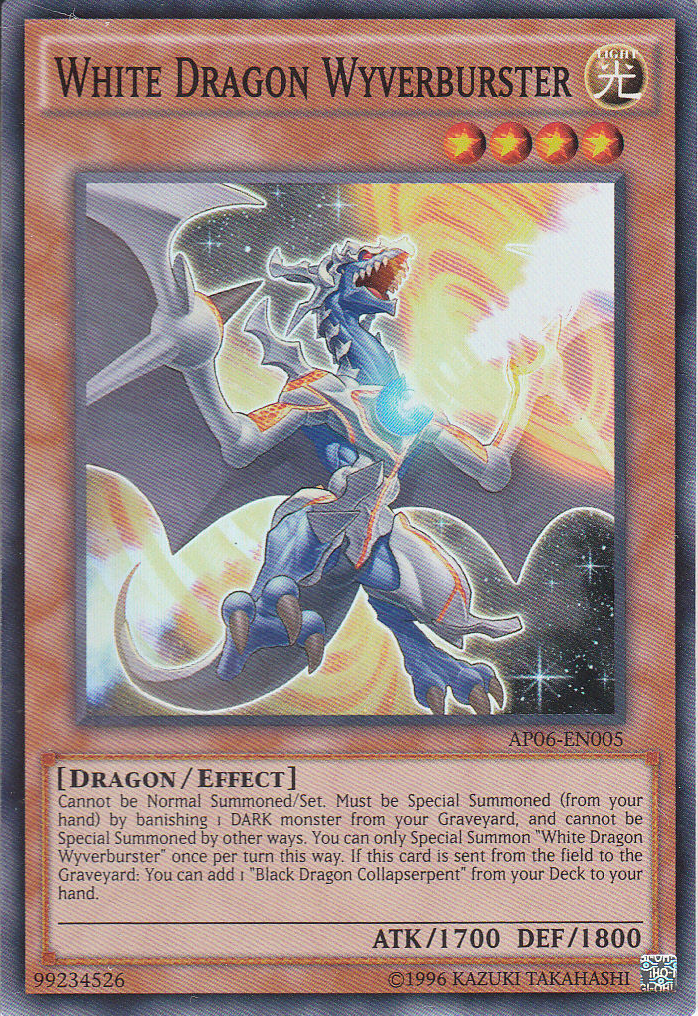 White Dragon Wyverburster [AP06-EN005] Super Rare | Devastation Store