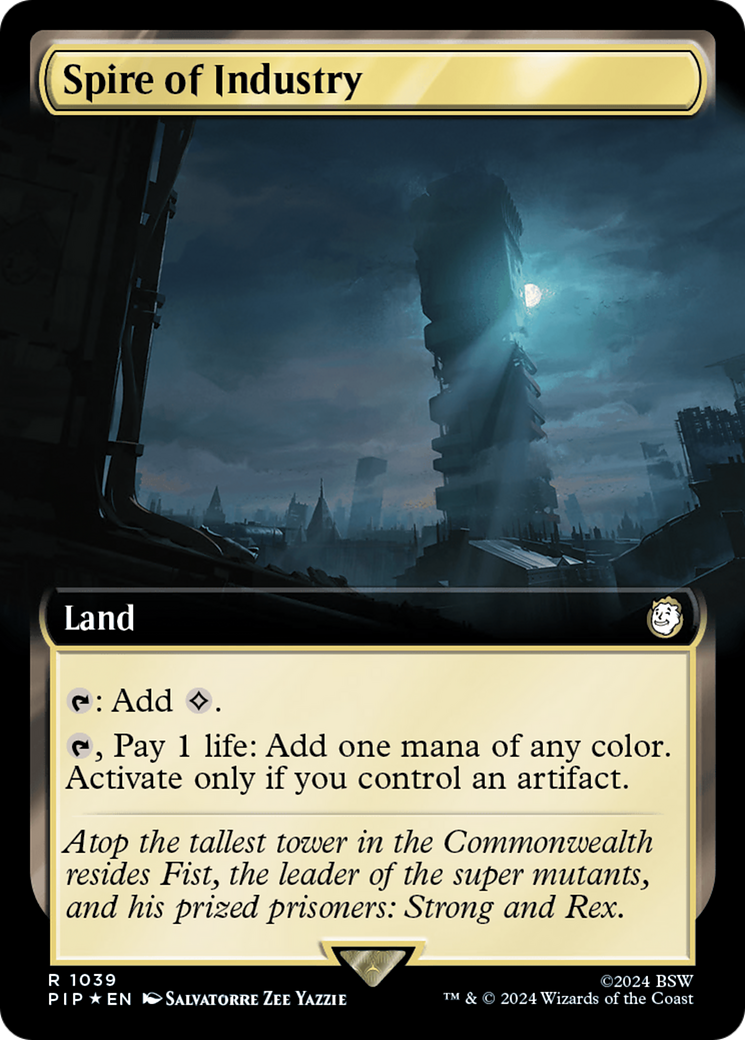 Spire of Industry (Extended Art) (Surge Foil) [Fallout] | Devastation Store