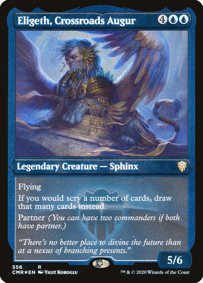 Eligeth, Crossroads Augur (Etched) [Commander Legends] | Devastation Store