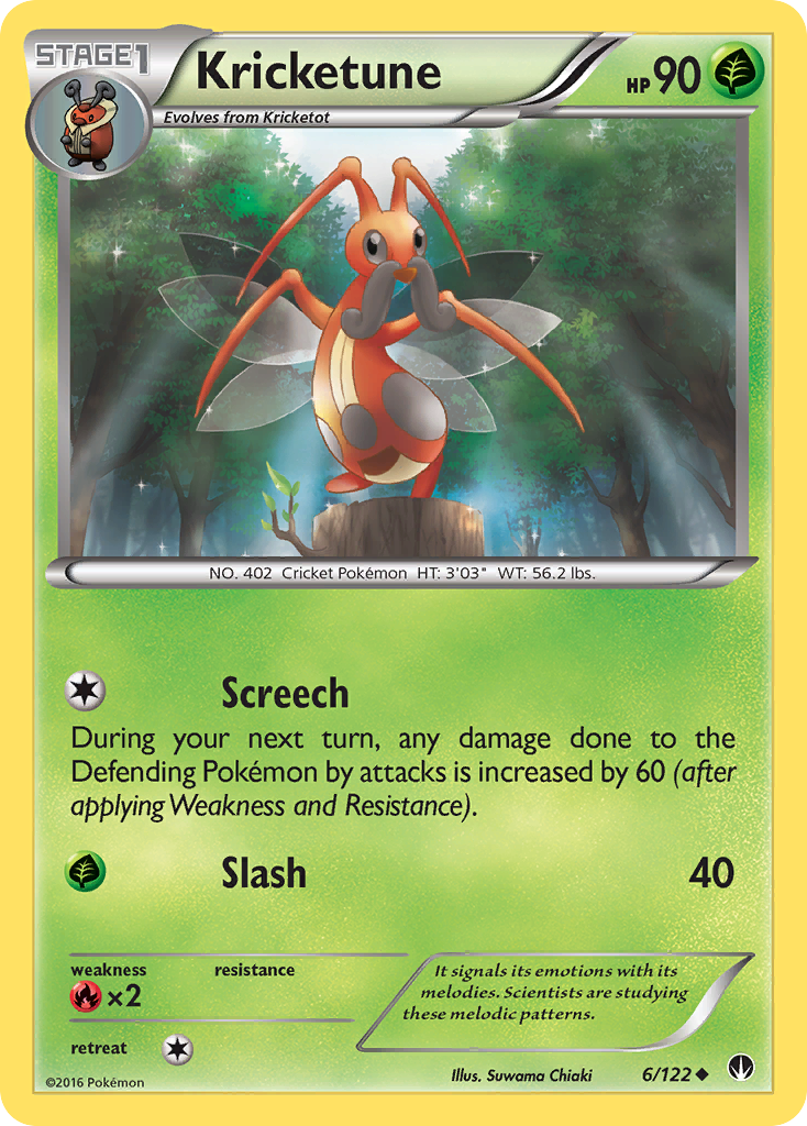Kricketune (6/122) [XY: BREAKpoint] | Devastation Store