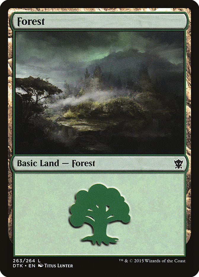 Forest (263) [Dragons of Tarkir] - Devastation Store | Devastation Store