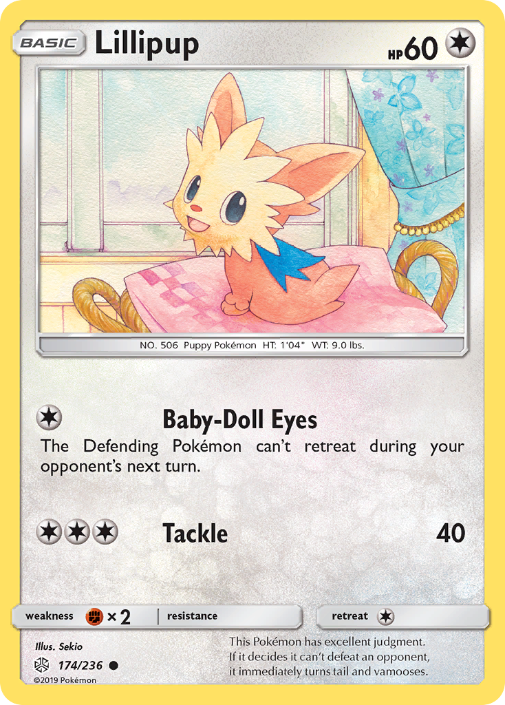 Lillipup (174/236) [Sun & Moon: Cosmic Eclipse] | Devastation Store