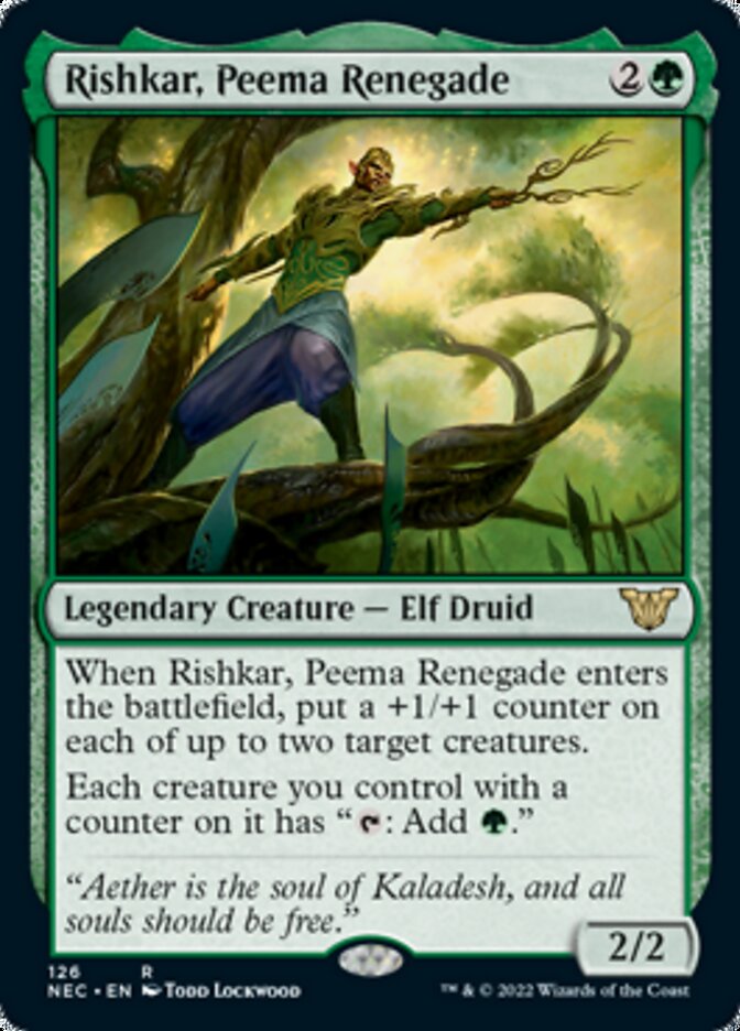 Rishkar, Peema Renegade [Kamigawa: Neon Dynasty Commander] | Devastation Store