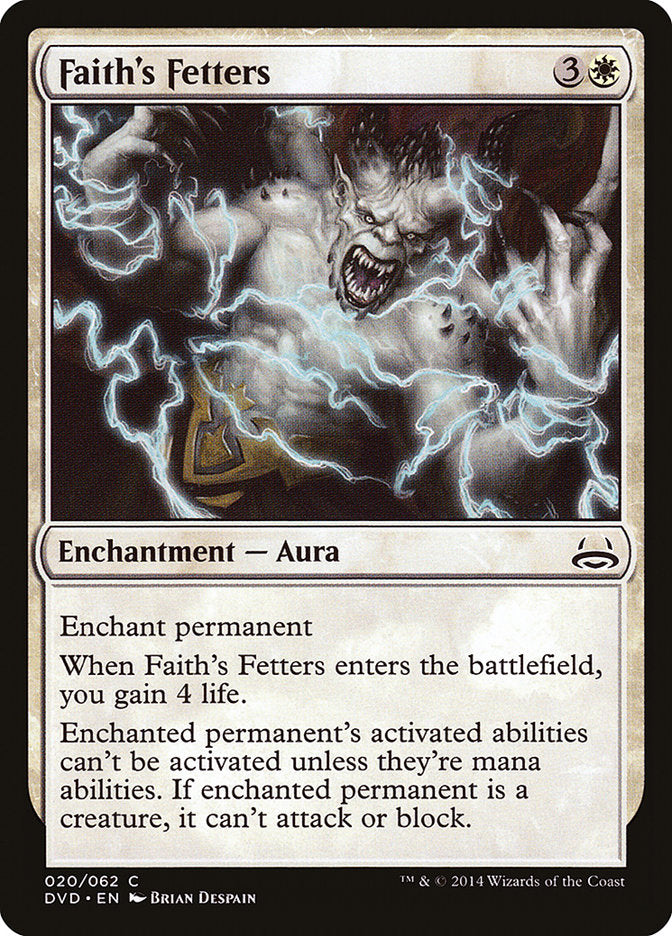 Faith's Fetters (Divine vs. Demonic) [Duel Decks Anthology] | Devastation Store