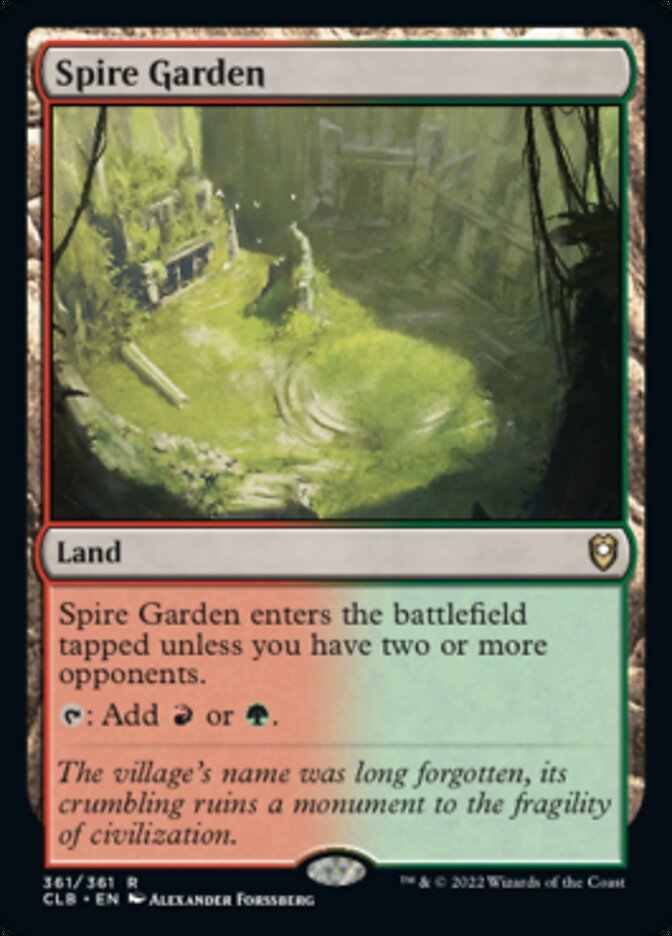 Spire Garden [Commander Legends: Battle for Baldur's Gate] | Devastation Store