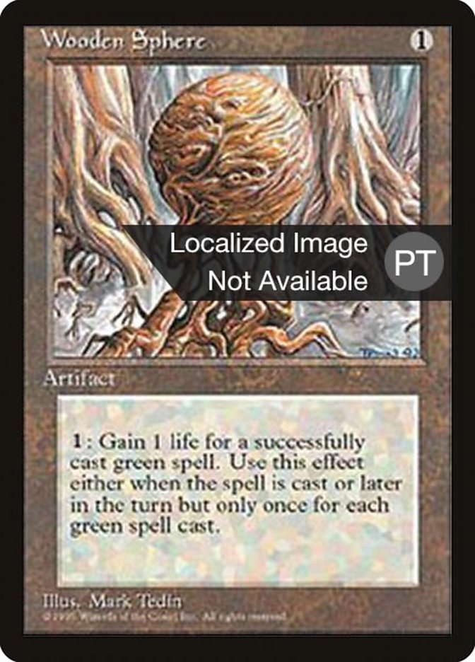 Wooden Sphere [Fourth Edition (Foreign Black Border)] | Devastation Store