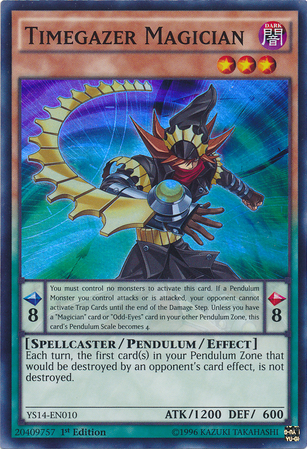 Timegazer Magician [YS14-EN010] Super Rare | Devastation Store