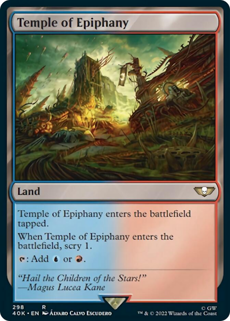 Temple of Epiphany (Surge Foil) [Universes Beyond: Warhammer 40,000] | Devastation Store