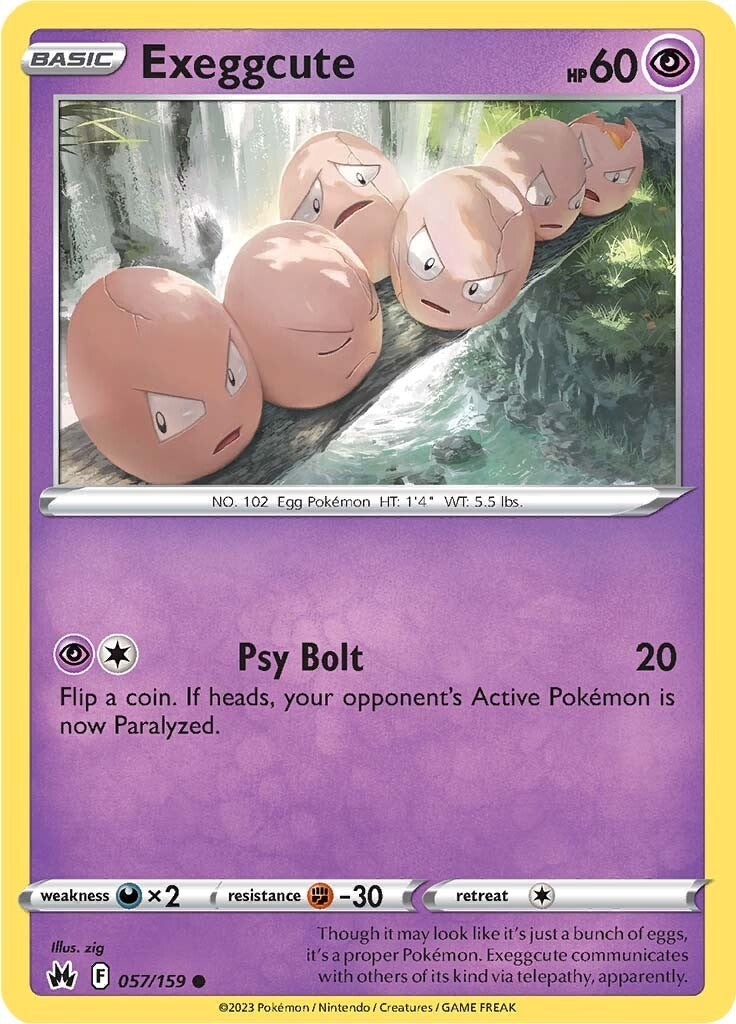 Exeggcute (057/159) [Sword & Shield: Crown Zenith] | Devastation Store