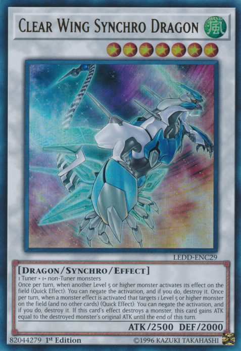 Clear Wing Synchro Dragon [LEDD-ENC29] Ultra Rare | Devastation Store
