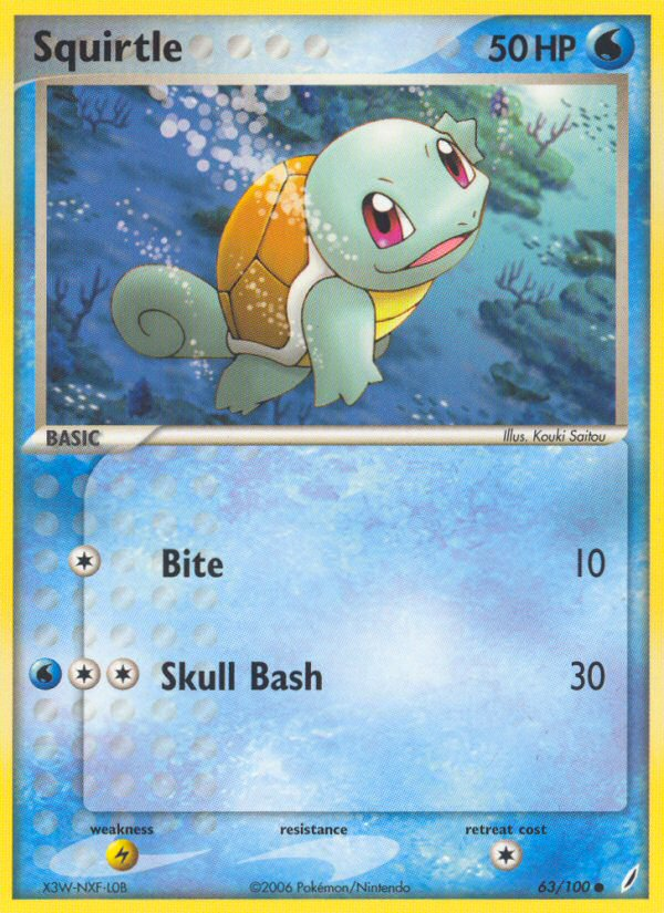 Squirtle (63/100) [EX: Crystal Guardians] | Devastation Store