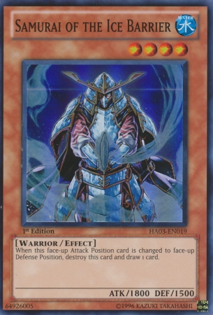 Samurai of the Ice Barrier [HA03-EN019] Super Rare | Devastation Store