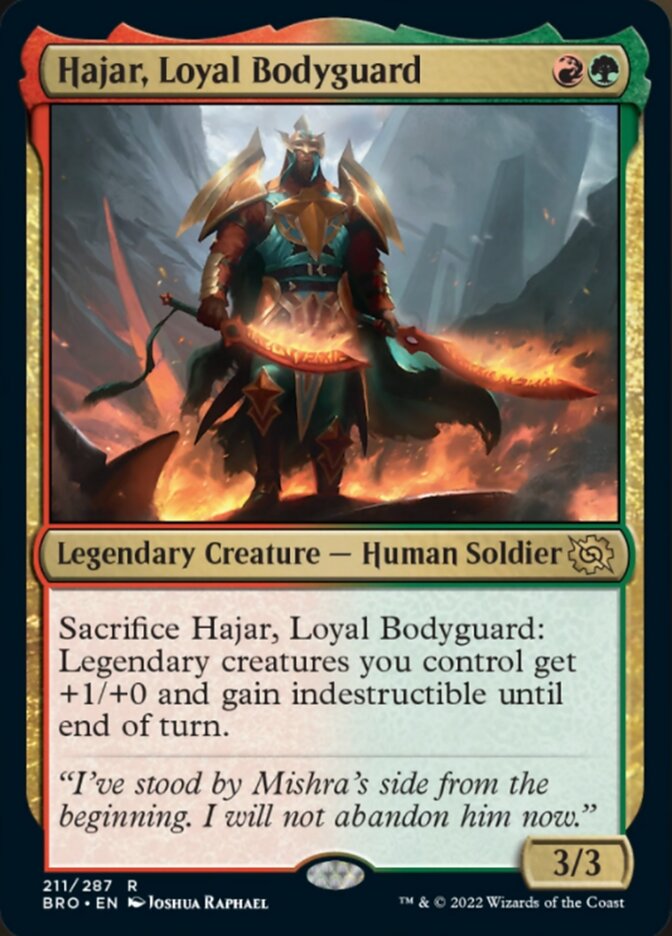 Hajar, Loyal Bodyguard [The Brothers' War] | Devastation Store