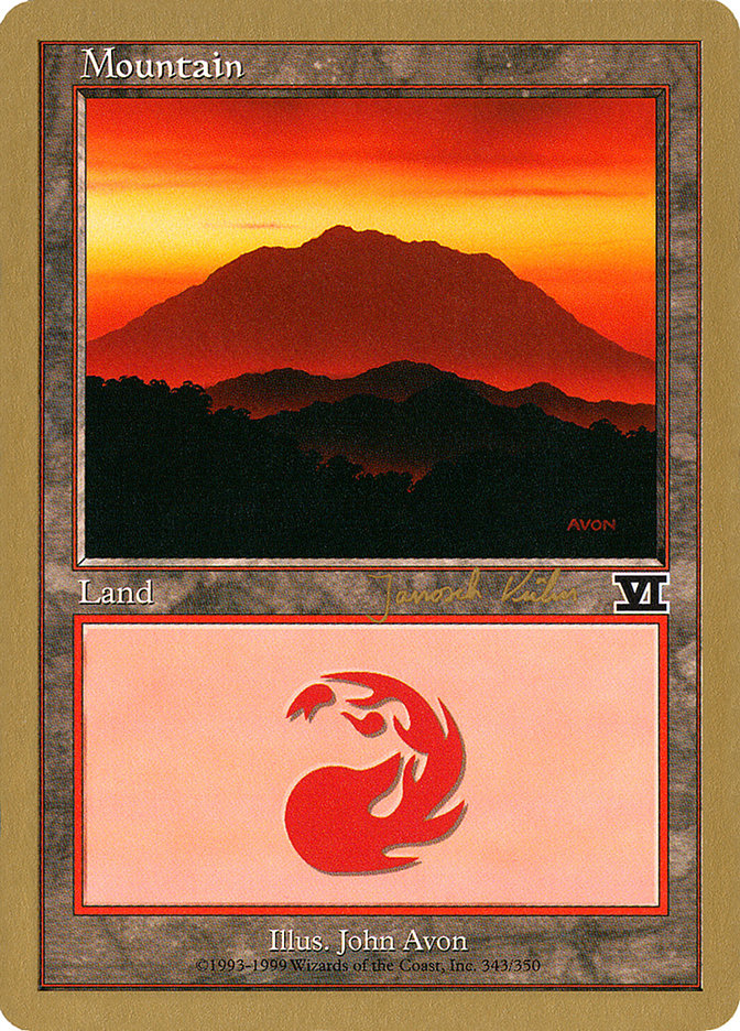 Mountain (jk343) (Janosch Kuhn) [World Championship Decks 2000] | Devastation Store