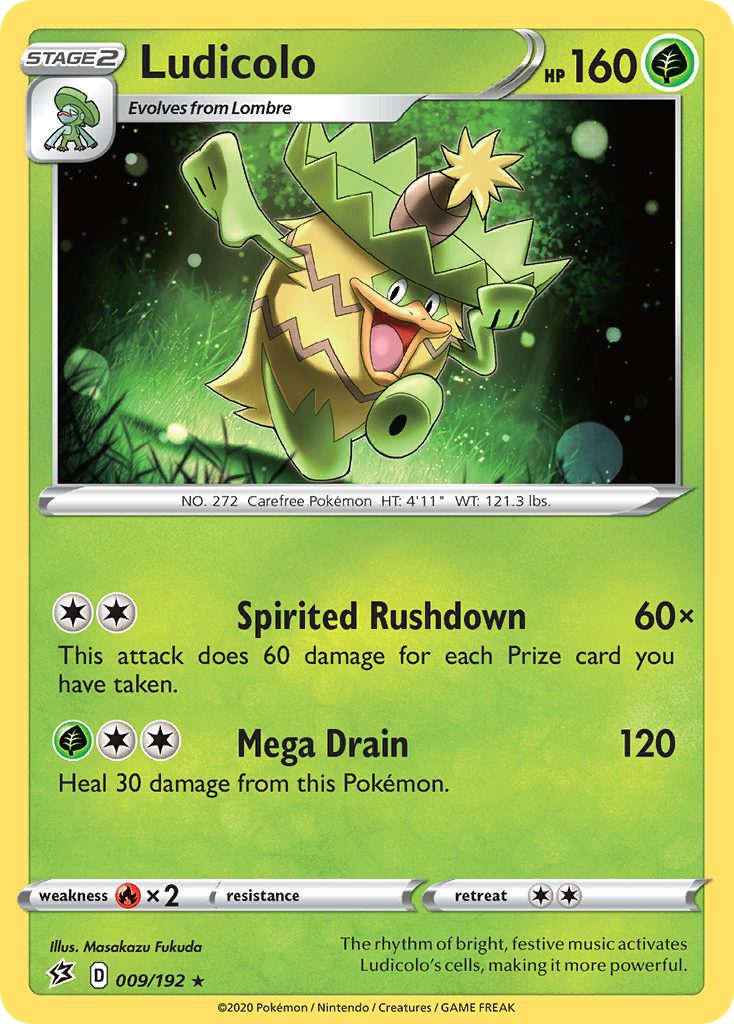 Ludicolo (009/192) [Sword & Shield: Rebel Clash] | Devastation Store