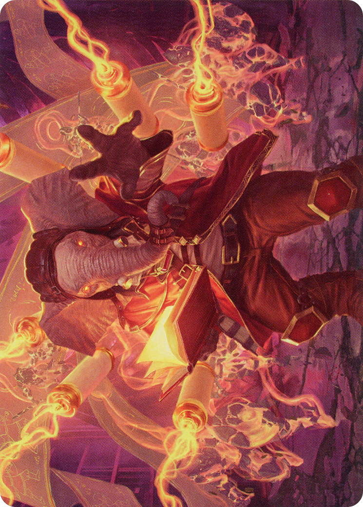 Quintorius, Loremaster Art Card (52) [March of the Machine Art Series] | Devastation Store