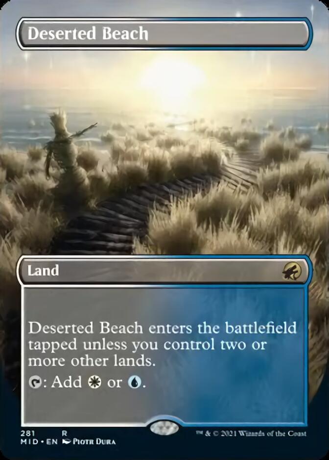 Deserted Beach (Borderless) [Innistrad: Midnight Hunt] | Devastation Store