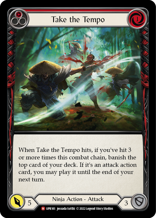Take the Tempo [UPR161] (Uprising)  Rainbow Foil | Devastation Store