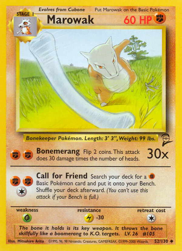 Marowak (52/130) [Base Set 2] | Devastation Store