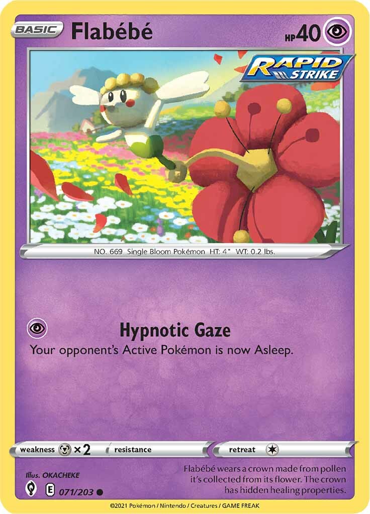 Flabebe (071/203) [Sword & Shield: Evolving Skies] | Devastation Store