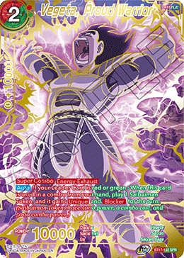 Vegeta, Proud Warrior (SPR) (BT17-132) [Ultimate Squad] | Devastation Store