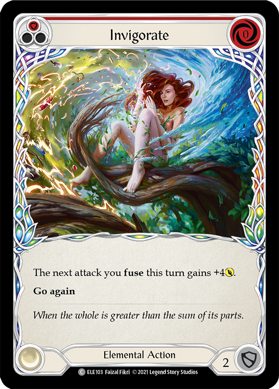 Invigorate (Red) [ELE103] (Tales of Aria)  1st Edition Normal | Devastation Store
