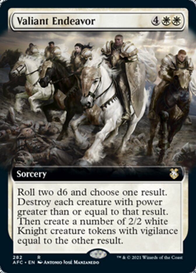 Valiant Endeavor (Extended) [Dungeons & Dragons: Adventures in the Forgotten Realms Commander] | Devastation Store
