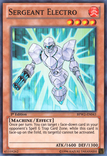 Sergeant Electro [BPW2-EN043] Super Rare | Devastation Store