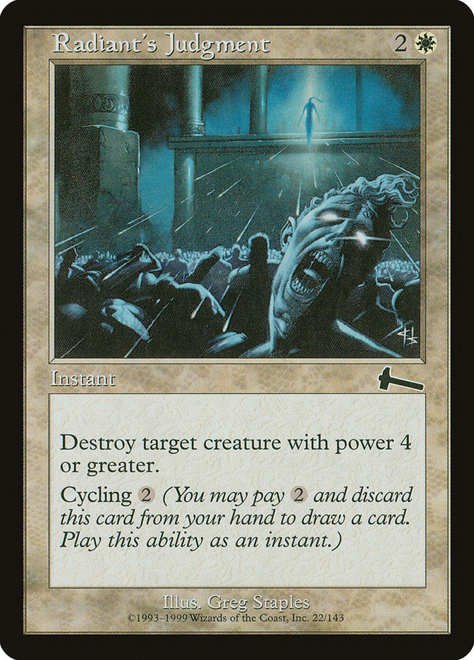 Radiant's Judgment [Urza's Legacy] - Devastation Store | Devastation Store