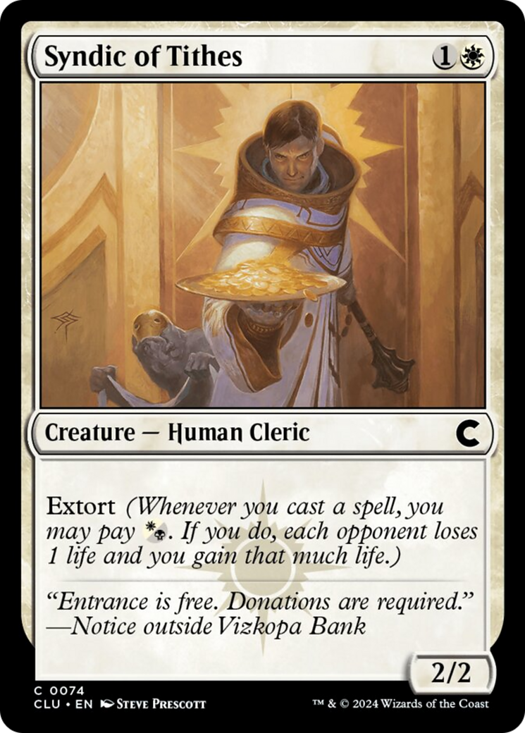 Syndic of Tithes [Ravnica: Clue Edition] | Devastation Store