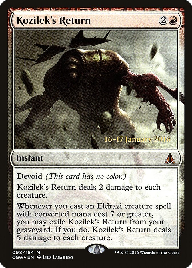 Kozilek's Return [Oath of the Gatewatch Prerelease Promos] - Devastation Store | Devastation Store