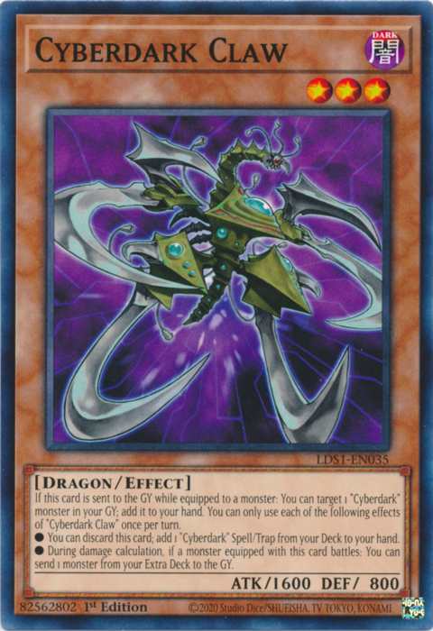Cyberdark Claw [LDS1-EN035] Common | Devastation Store