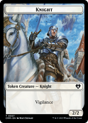 Eldrazi // Knight Double-Sided Token [Commander Masters Tokens] | Devastation Store