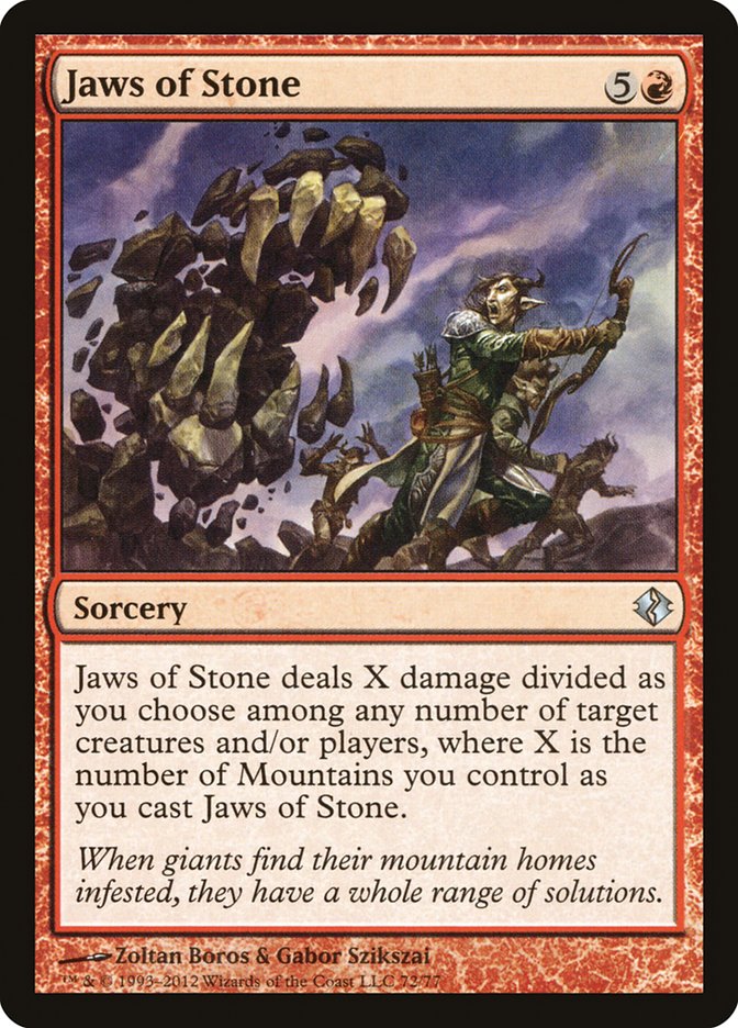 Jaws of Stone [Duel Decks: Venser vs. Koth] - Devastation Store | Devastation Store