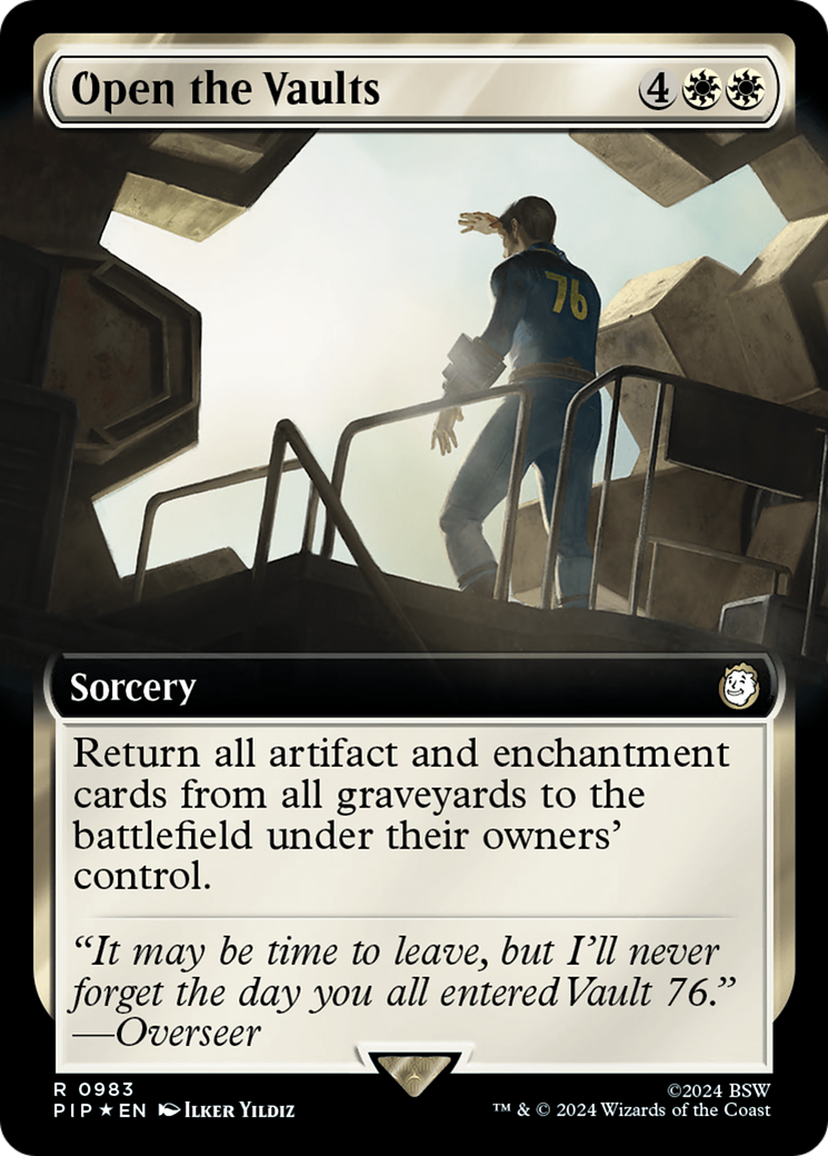 Open the Vaults (Extended Art) (Surge Foil) [Fallout] | Devastation Store