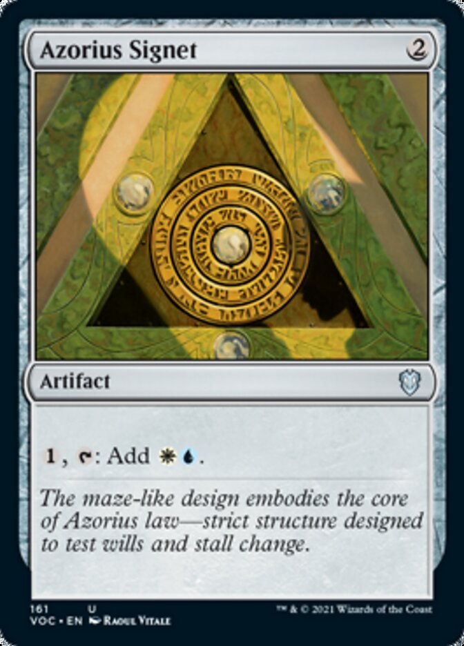 Azorius Signet [Innistrad: Crimson Vow Commander] | Devastation Store