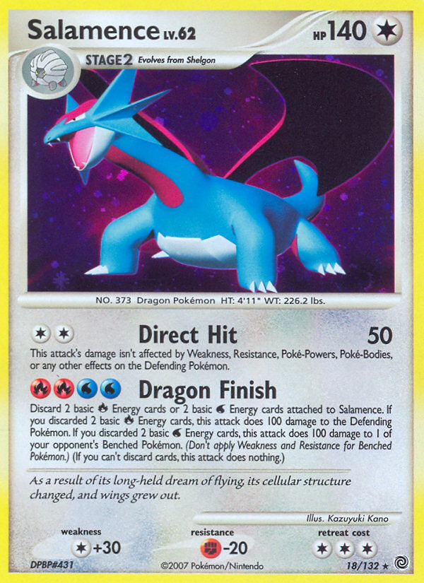 Salamence (18/132) [Diamond & Pearl: Secret Wonders] | Devastation Store