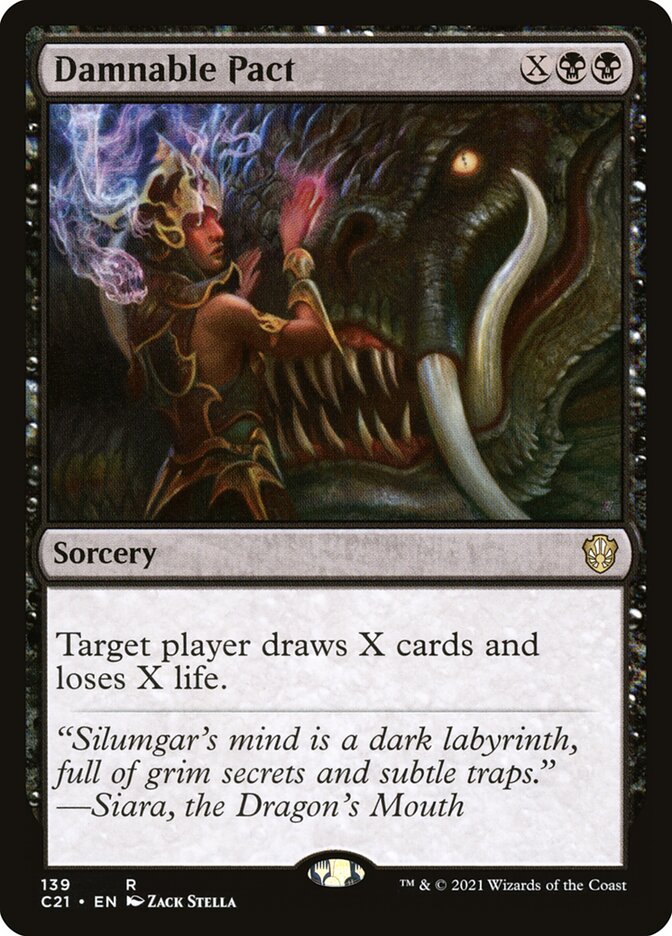 Damnable Pact [Commander 2021] | Devastation Store