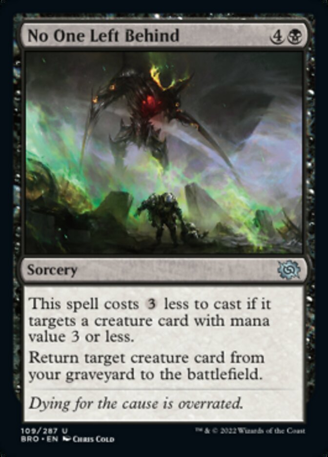 No One Left Behind [The Brothers' War] | Devastation Store