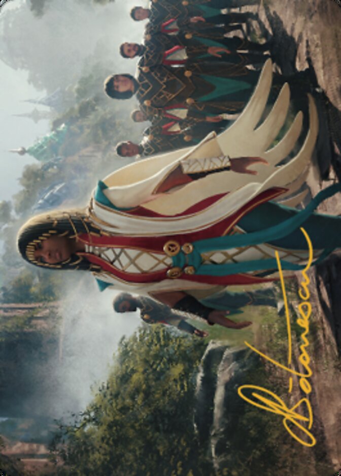 Queen Kayla bin-Kroog Art Card (Gold-Stamped Signature) [The Brothers' War Art Series] | Devastation Store