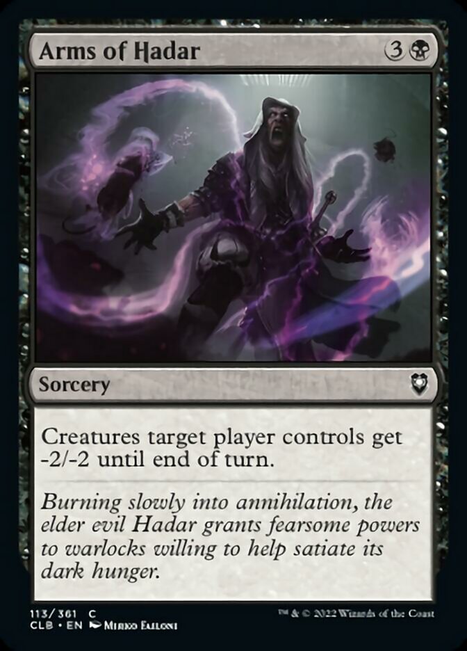 Arms of Hadar [Commander Legends: Battle for Baldur's Gate] | Devastation Store