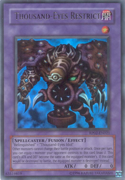 Thousand-Eyes Restrict [RP02-EN021] Ultra Rare | Devastation Store