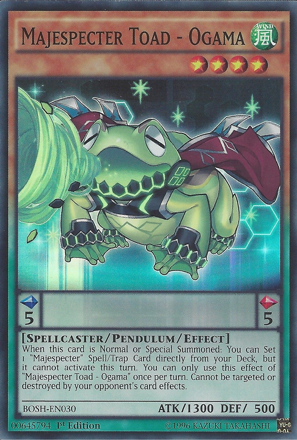 Majespecter Toad - Ogama [BOSH-EN030] Super Rare | Devastation Store