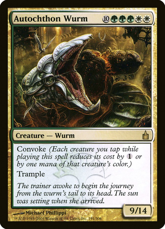 Autochthon Wurm [Ravnica: City of Guilds] - Devastation Store | Devastation Store