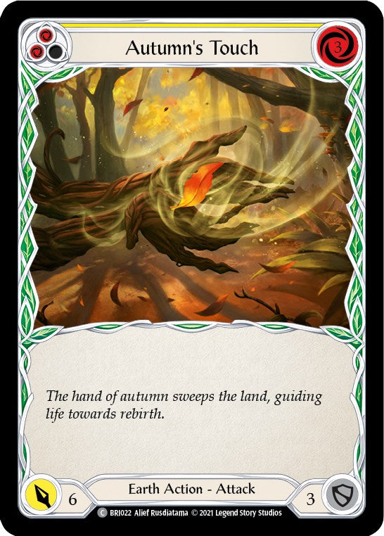 Autumn's Touch (Yellow) [BRI022] (Tales of Aria Briar Blitz Deck)  1st Edition Normal | Devastation Store