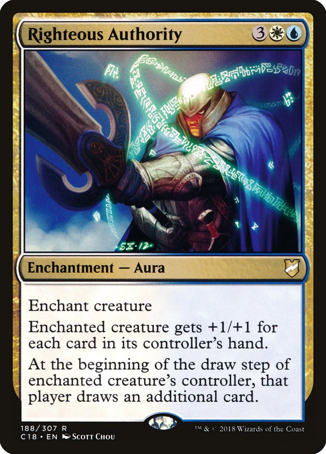 Righteous Authority [Commander 2018] | Devastation Store