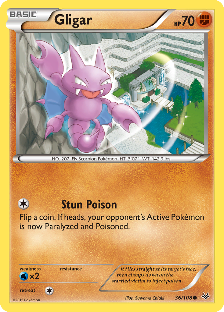 Gligar (36/108) [XY: Roaring Skies] | Devastation Store