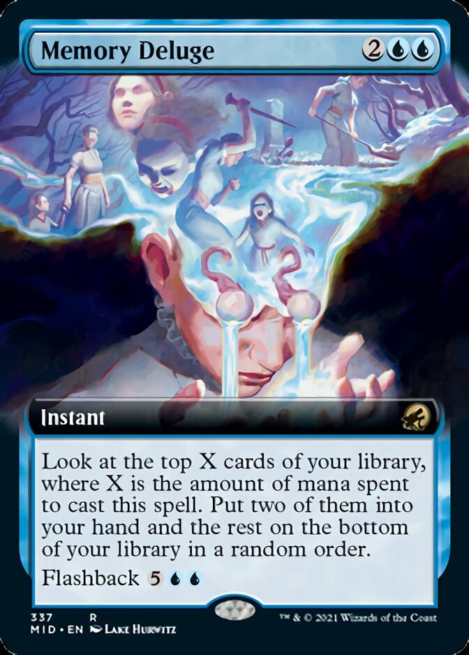 Memory Deluge (Extended) [Innistrad: Midnight Hunt] | Devastation Store