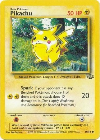 Pikachu (60/64) [Jungle Unlimited] | Devastation Store